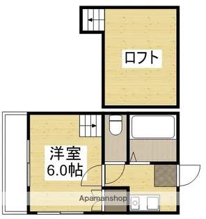 西川原プラトン【102号室】の間取り