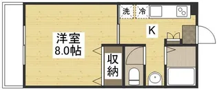 リビンハウス島田本町Ⅱ【107号室】の間取り