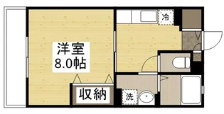 ユピテル石井【1階】の間取り