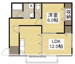 メゾン桜1号棟 【2階】の間取り