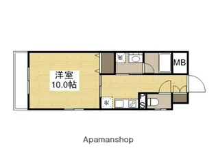 キャッスルサイド【6階】の間取り