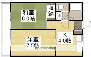 グランドールマンション【2階】の間取り