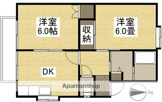 サンシティF【210号室】の間取り