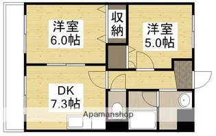 オルセーメゾンE【2階】の間取り