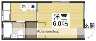 北方Aコーポ【101号室】の間取り