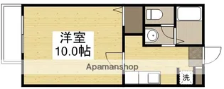 フラッツァ水江B【2階】の間取り