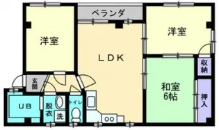 メゾンOGO B棟【4階】の間取り