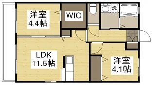 シエロT&T【2階】の間取り