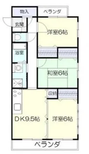 ウェルネス中仙道【301号室】の間取り