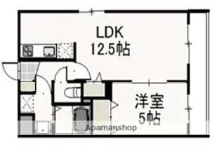 サウスコート西市【1階】の間取り