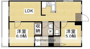 メープルテラス壱番館【3階】の間取り