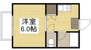 ビューハウス平井【2階】の間取り