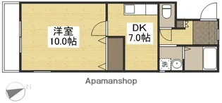 ノーブル西長瀬【4階】の間取り