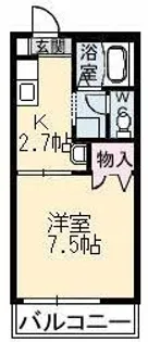 コロニーK B棟【2階】の間取り