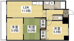 イルサローネ【5階】の間取り
