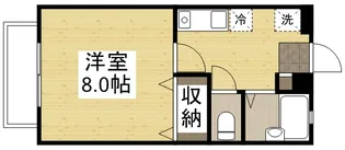 ベルクラント今【2階】の間取り