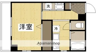 スタシオン電車みち【302号室】の間取り
