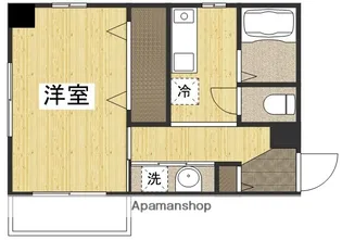 スタシオン電車みち【501号室】の間取り