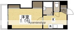 ロジェ芳泉【502号室】の間取り