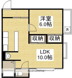 グリーンテラス【2階】の間取り
