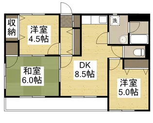 デューク白楽町 I【1階】の間取り