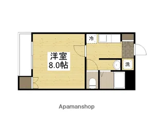 1Kの間取り画像