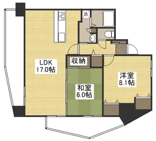 両備グレースマンション倉敷南町【3階】の間取り
