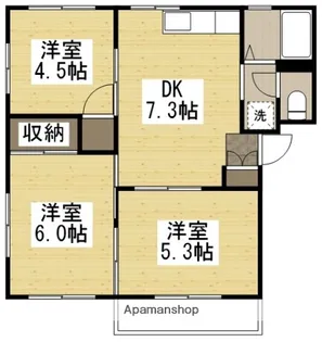 こんにちは【2階】の間取り