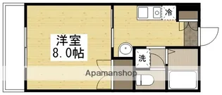 フラッツ野田【202号室】の間取り