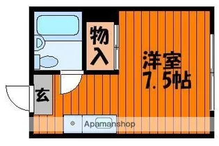 山下コーポ【401号室】の間取り
