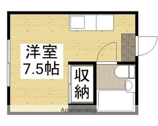 山下コーポ【302号室】の間取り