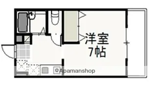 カーサ・アネーロ B【106号室】の間取り