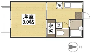 ドミール小川【1階】の間取り