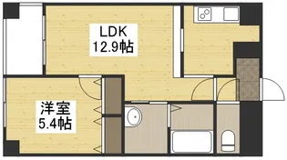 クレストシティ中井町【4階】の間取り