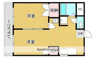 グランディール門田屋敷【4階】の間取り