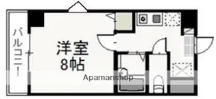 パラッツォ・ミキ【3階】の間取り