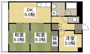 亀山総合ビル【406号室】の間取り