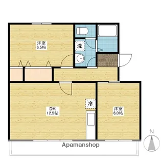 サンライズパレス【2階】の間取り