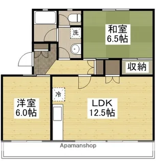 サンライズパレス【101号室】の間取り
