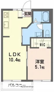 ヴィラ旭川 C棟【2階】の間取り