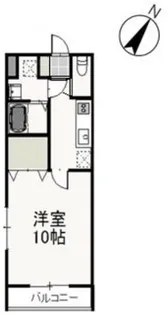 VERDE大供【1階】の間取り