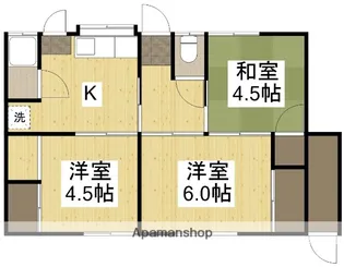 岡山県岡山市南区福吉町【一戸建】の間取り