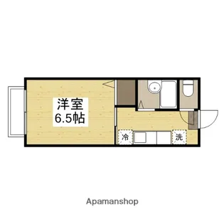 ツインコーポラスB【2階】の間取り