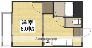 富田ハイツ【101号室】の間取り