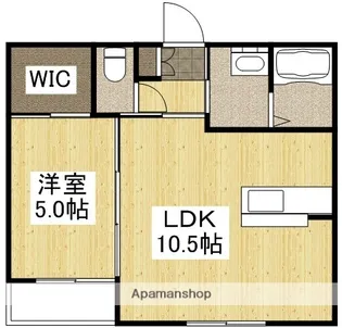 シャーメゾンエスパシオ 2番館【2階】の間取り