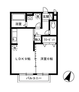 アースフロンティア【1階】の間取り