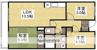 ルミエール厚生町【402号室】の間取り
