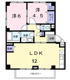 さくらマンションA【2階】の間取り