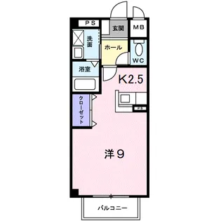 フラン・カーサ【202号室】の間取り