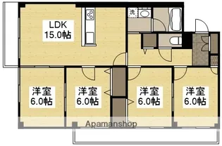 ルミラス【3階】の間取り